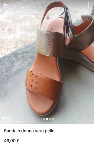 Sandalo donna vera pelle nuove
