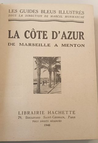 La côte d'azur de Marseille a Menton