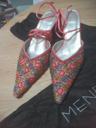 Zapatillas Menbur fiesta pedrería
