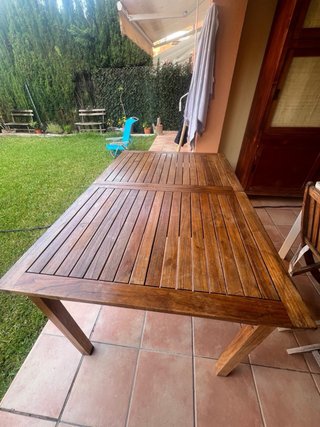 Mesa extensible Teka y 6 sillas