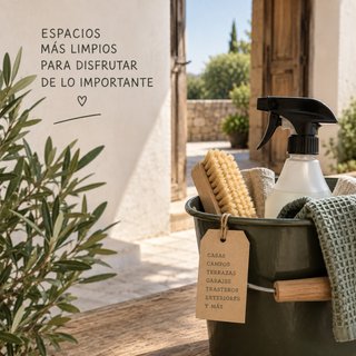 Limpieza profunda y puesta a punto de espacios