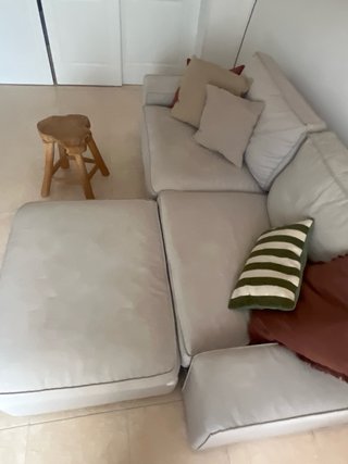 Sofá Kivik 3 plazas + Puf Ikea Beige