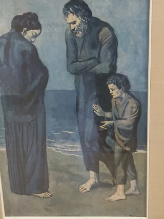 Litografia Picasso La Tragedia