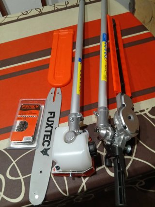 Motosierra y cortasetos para desbrozadora gasolina