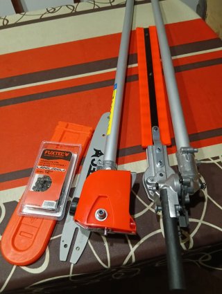 Motosierra y cortasetos para desbrozadora gasolina