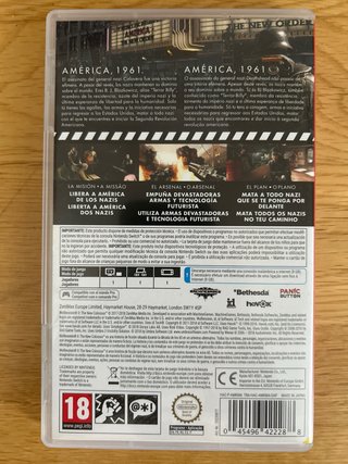 Wolfenstein II Switch ¡VENTA o CAMBIO!