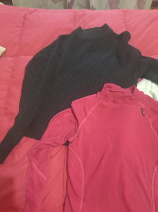 Lote 3 maglioni Primark: nero, grigio e rosso