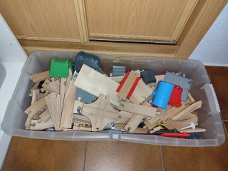 Tren de madera - Maqueta
