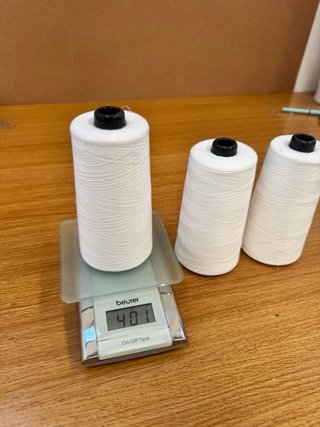 Hilo de coser blanco 80/2