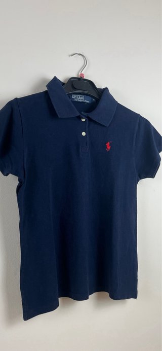Polo Ralph Lauren Junior XL Blu Navy Pony Rosso