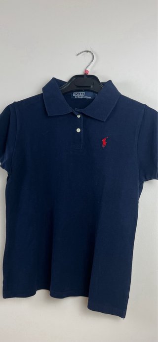 Polo Ralph Lauren Junior XL Blu Navy Pony Rosso