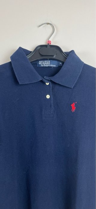 Polo Ralph Lauren Junior XL Blu Navy Pony Rosso