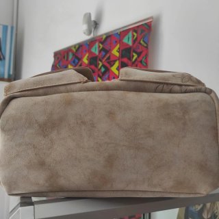 Zaino Desigual Beige con Motivi Floreali