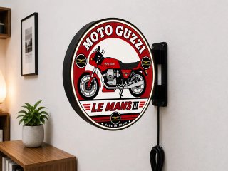Cartel Luminoso Moto Guzzi Le Mans III