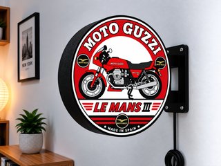 Cartel Luminoso Moto Guzzi Le Mans III