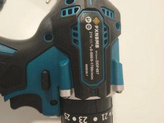 Taladro DDF 487 Adaptador para batería Makita 18v
