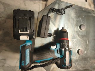 Taladro DDF 487 Adaptador para batería Makita 18v