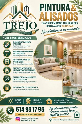 Profesional en Pintura y Alisados en Badajoz