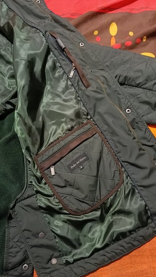 Chaqueta acolchada Pedro del Hierro M verde caza