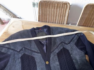 Chaqueta vintage Moda Pelle Classic lana y piel