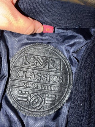 Chaqueta vintage Moda Pelle Classic lana y piel