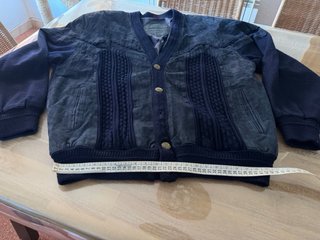 Chaqueta vintage Moda Pelle Classic lana y piel