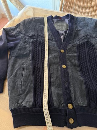 Chaqueta vintage Moda Pelle Classic lana y piel
