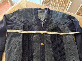 Chaqueta vintage Moda Pelle Classic lana y piel