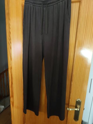 Conjunto Camisa Lunares y Pantalón Marrón Talla L