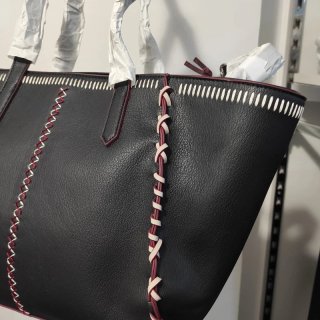Borsa Desigual Nera con Cuciture