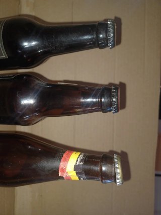 3 Bottiglie di Birra Vuote da Collezione