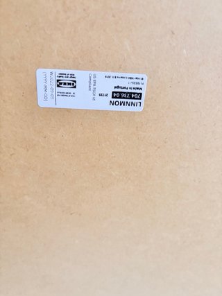 Linnmon Escritorio Madera y Metal Blanco