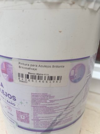 Pintura Blanca para Azulejos BricoSalvaje