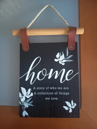 Quadro decorativo 'home'
