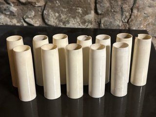 Lote 12 fundas vela lámpara antigua
