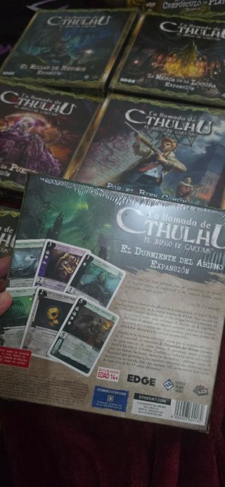 Lote 10 Expansiones La Llamada de Cthulhu LCG