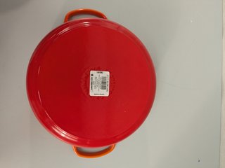 Olla Le Creuset Hierro Fundido Naranja/Rojo