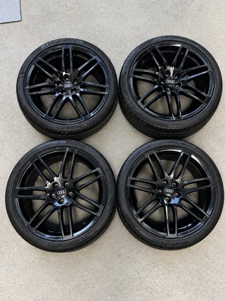 Llantas Audi A3 5x112 Negras (Set 4)