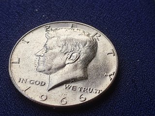 Moneda JFK Half Dollar Plata