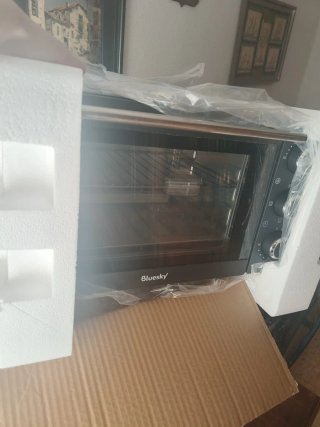 Mini horno eléctrico Bluesky 1200W con caja