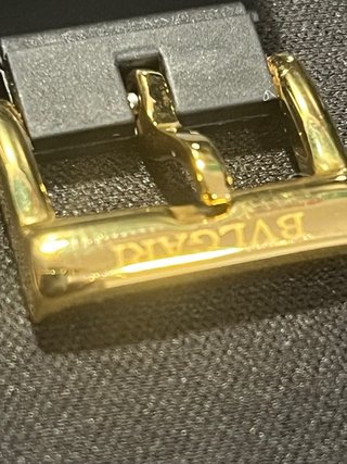 Correa Bvlgari Negra y Dorada