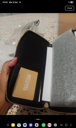 Portafoglio Michael Kors nero