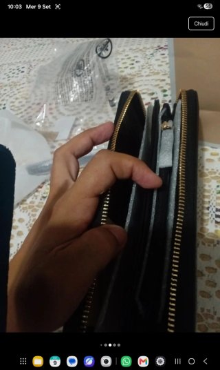 Portafoglio Michael Kors nero