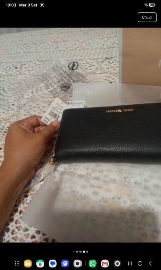 Portafoglio Michael Kors nero