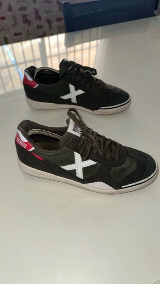 Zapatillas Munich Fútbol Sala Verde Oliva