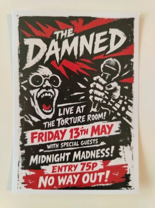 Pack Pegatinas "UK Punk 77" Mini Posters / Flyers