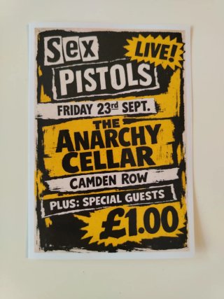 Pack Pegatinas "UK Punk 77" Mini Posters / Flyers