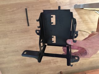 Soporte Batería y goma BMW R80 R100 GS