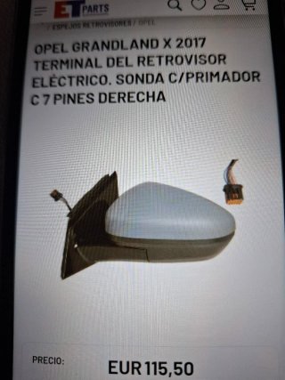 Espejo retrovisor OPEL GRANDLAND X
