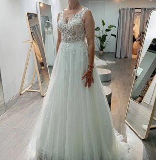 Vestido de Novia Lugo Novias Blanco